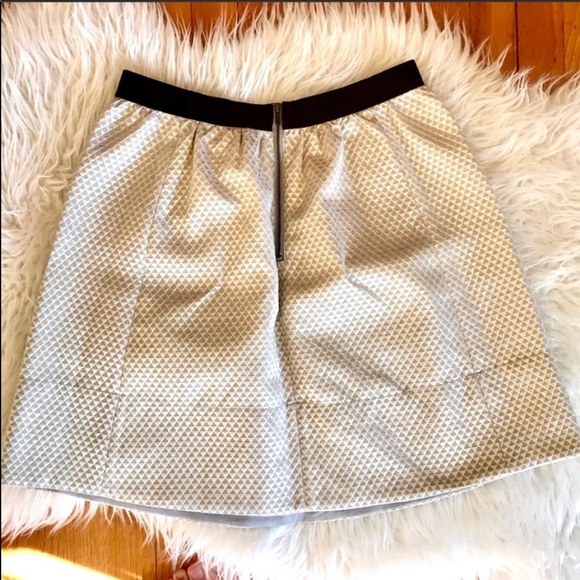 Gold Ganni Anthropologie Brocade Mini Skirt - Picture 10 of 16